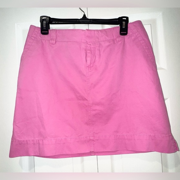Vintage White Label Lilly Pulitzer Mini Skirt Pink Cotton shorts Size 8. GUC - Picture 1 of 9